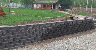 Установка подпорной стенки в Тихвине: качество и цена от 3005 руб.